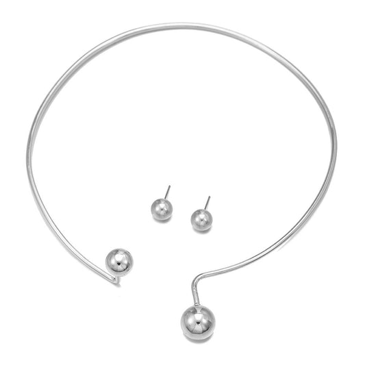 Planderful Savanna Rhythms Necklace – Elegant Metal Water Drop Design