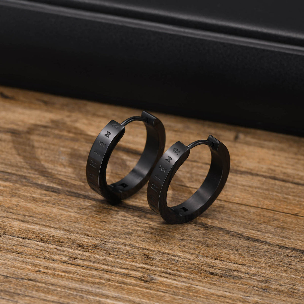 Stainless Steel Viking Earrings