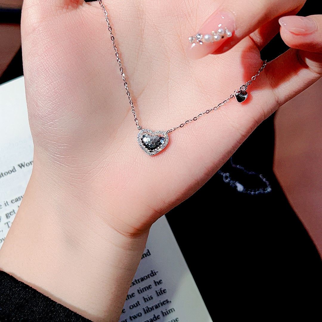 S925 Sterling Silver Crushed Ice Necklace