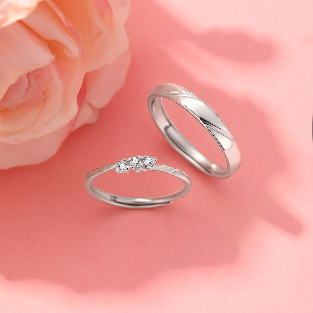 Female Sansheng S925 Sterling Silver Women's Ring