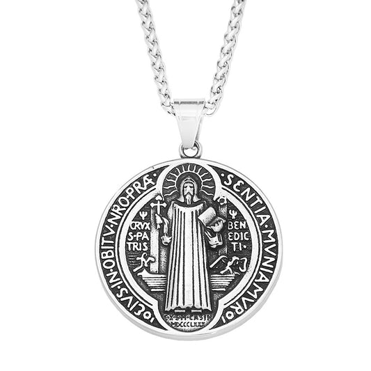 Cross Benedict'S Stainless Steel Men's Pendant Necklace