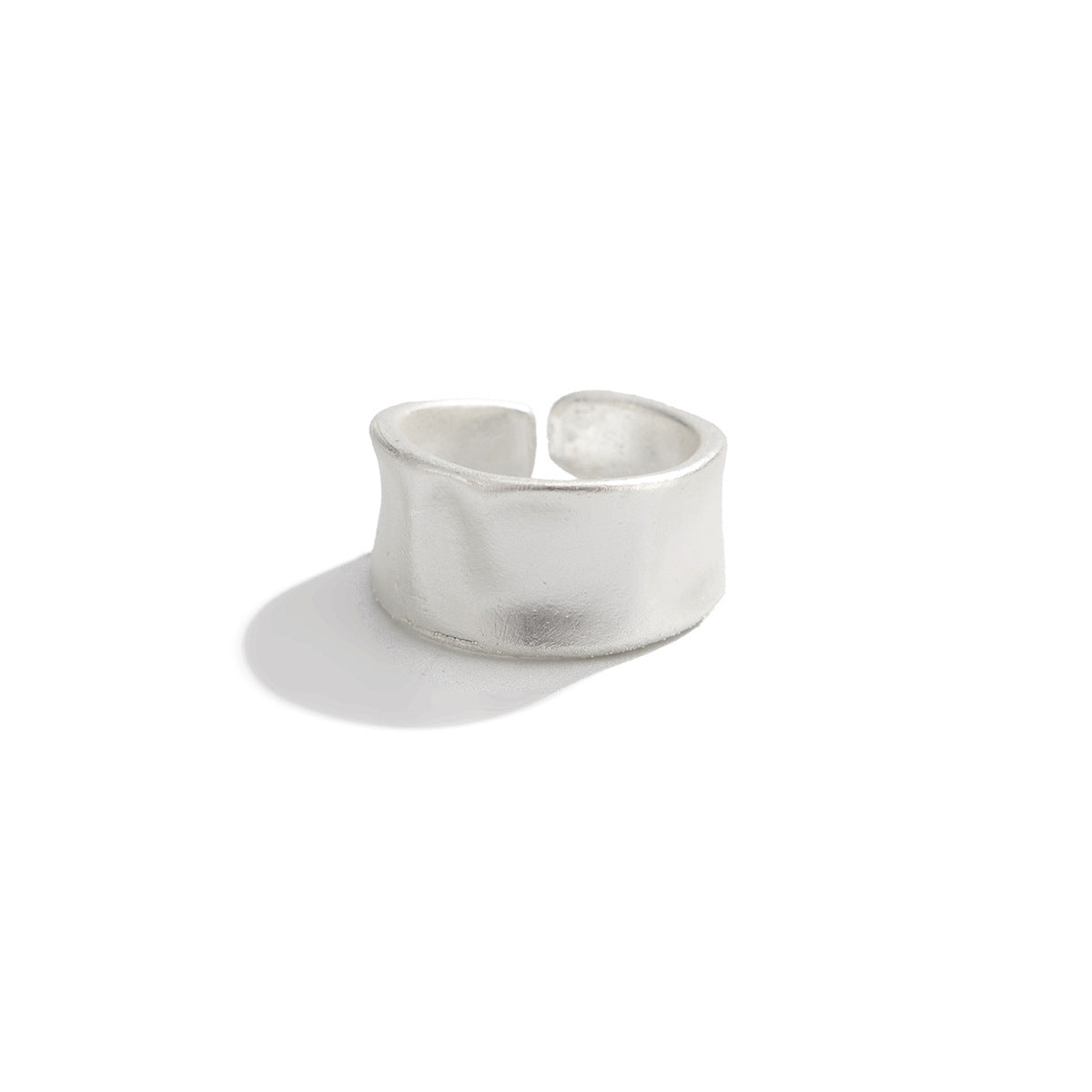 Planderful Vienna Verve Ring For Women Retro Beating Pleated Opening Statement Jewelry