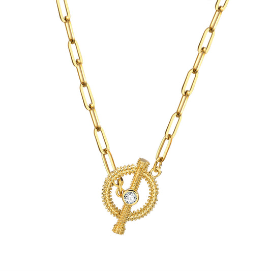 Necklaces Fashion Personality Stainless Steel Necklace Gold