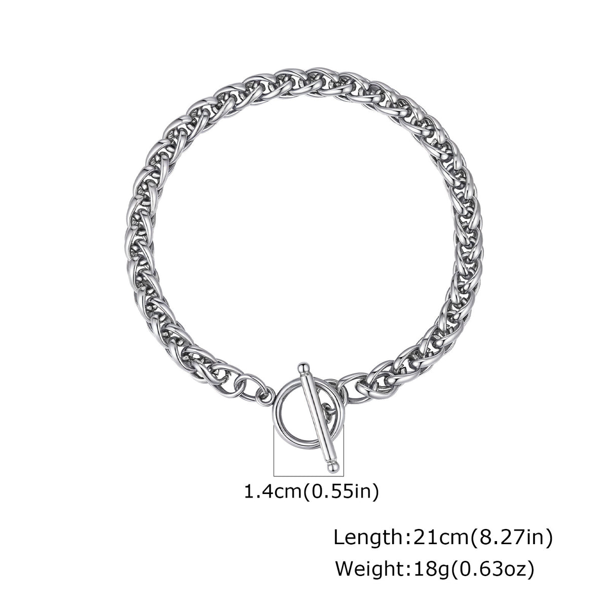 Cuban Chain Minimalist Stainless Steel Bracelet