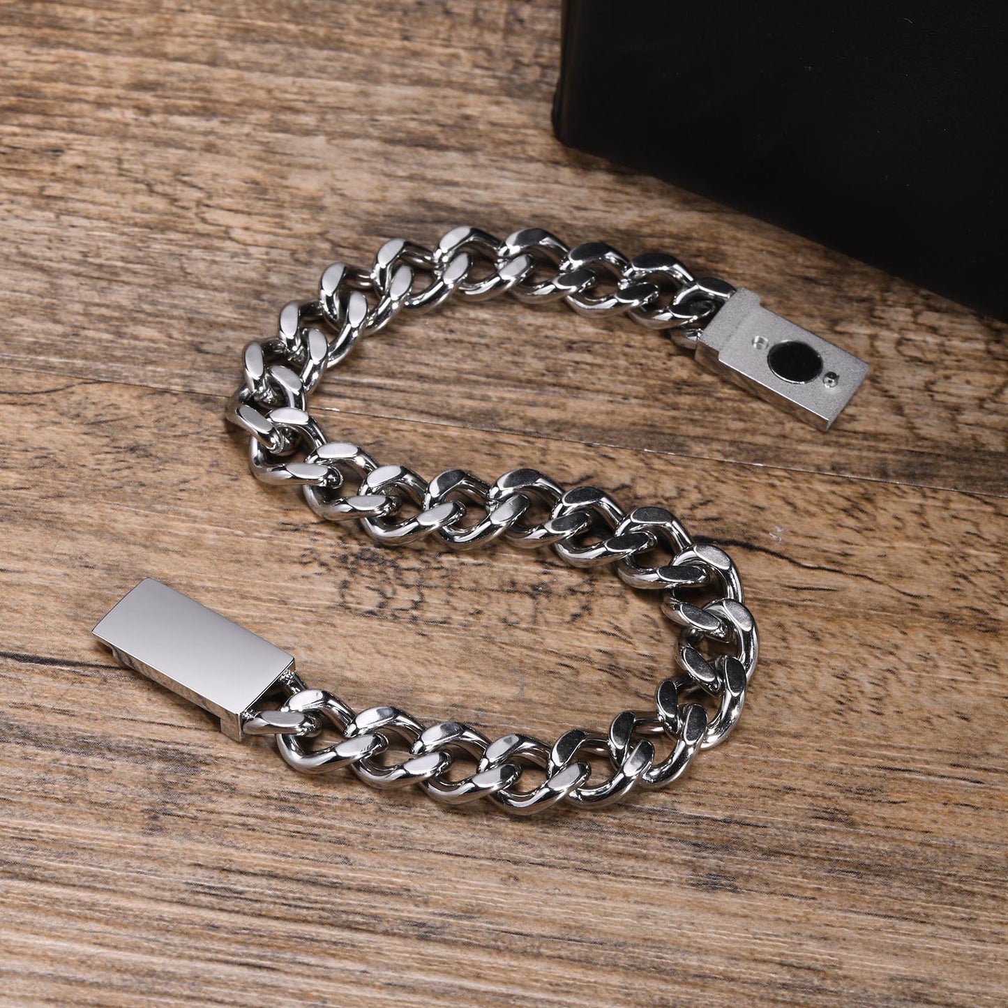 Cross-Border Jewelry Stainless Steel Thick Bracelet for Men