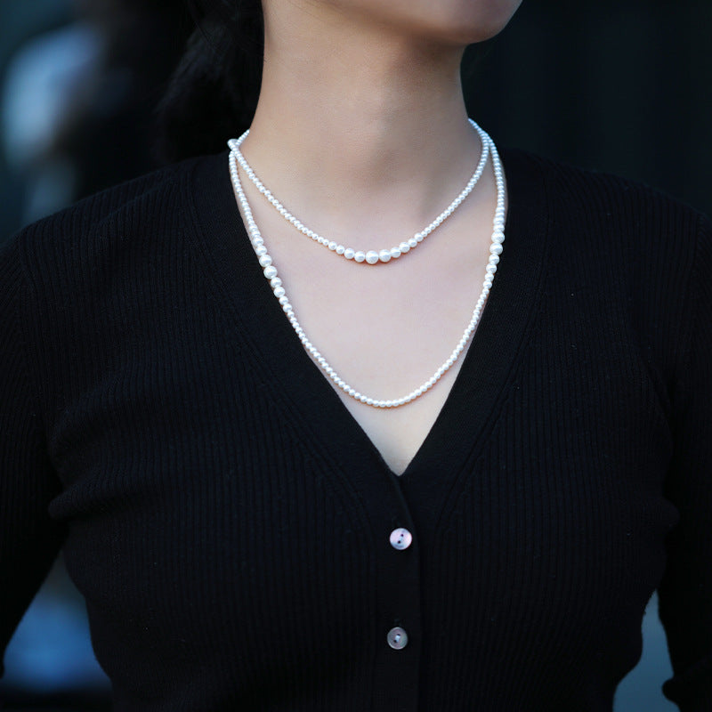S925 Sterling Silver Freshwater Pearl Necklace