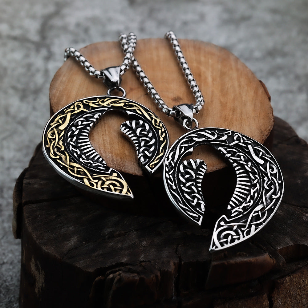 Cross-Border E-Commerce Amazon Neckwear Viking Pendant Necklace