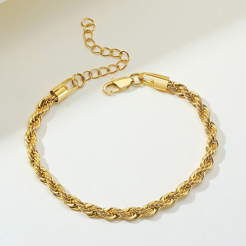 European And American Jewelry Fashionable Twist Bracelet