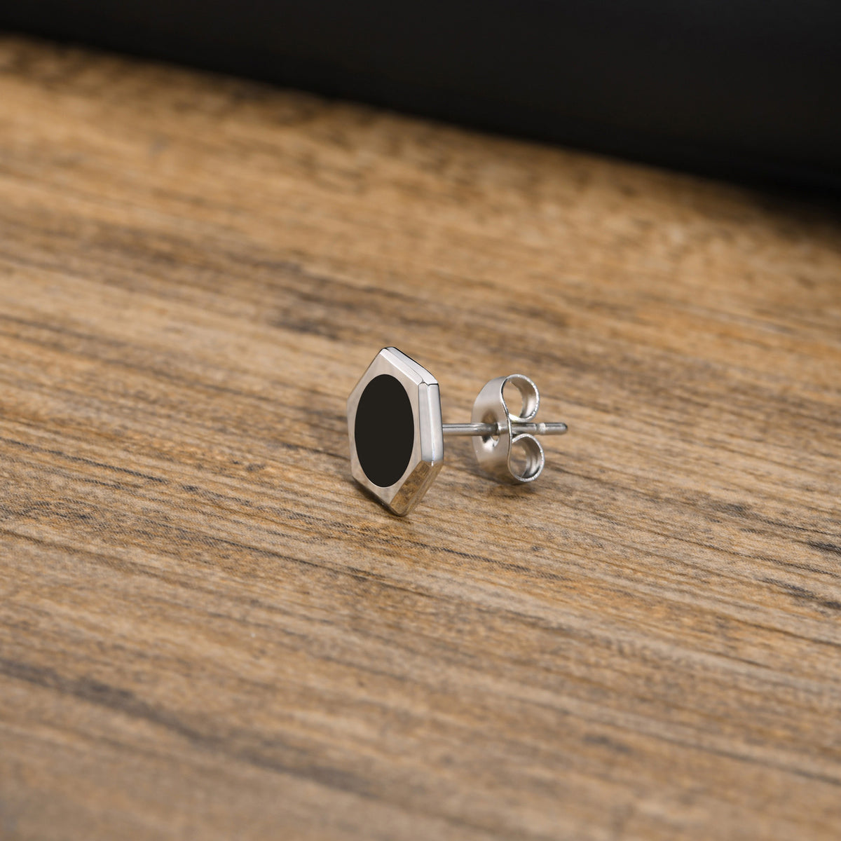 Modern Stainless Steel Earring — Single