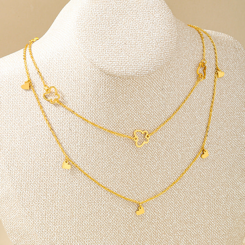 Planderful Vienna Verve Necklace – Fashionable Hollow Butterfly Design