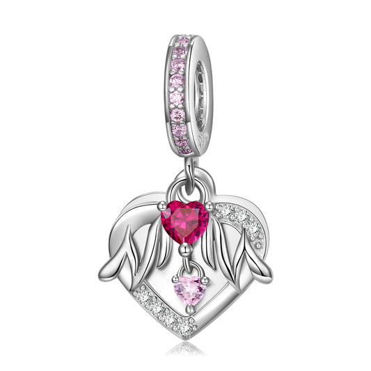 Planderful Jewelry Sterling Silver Zircon Pendant Necklace