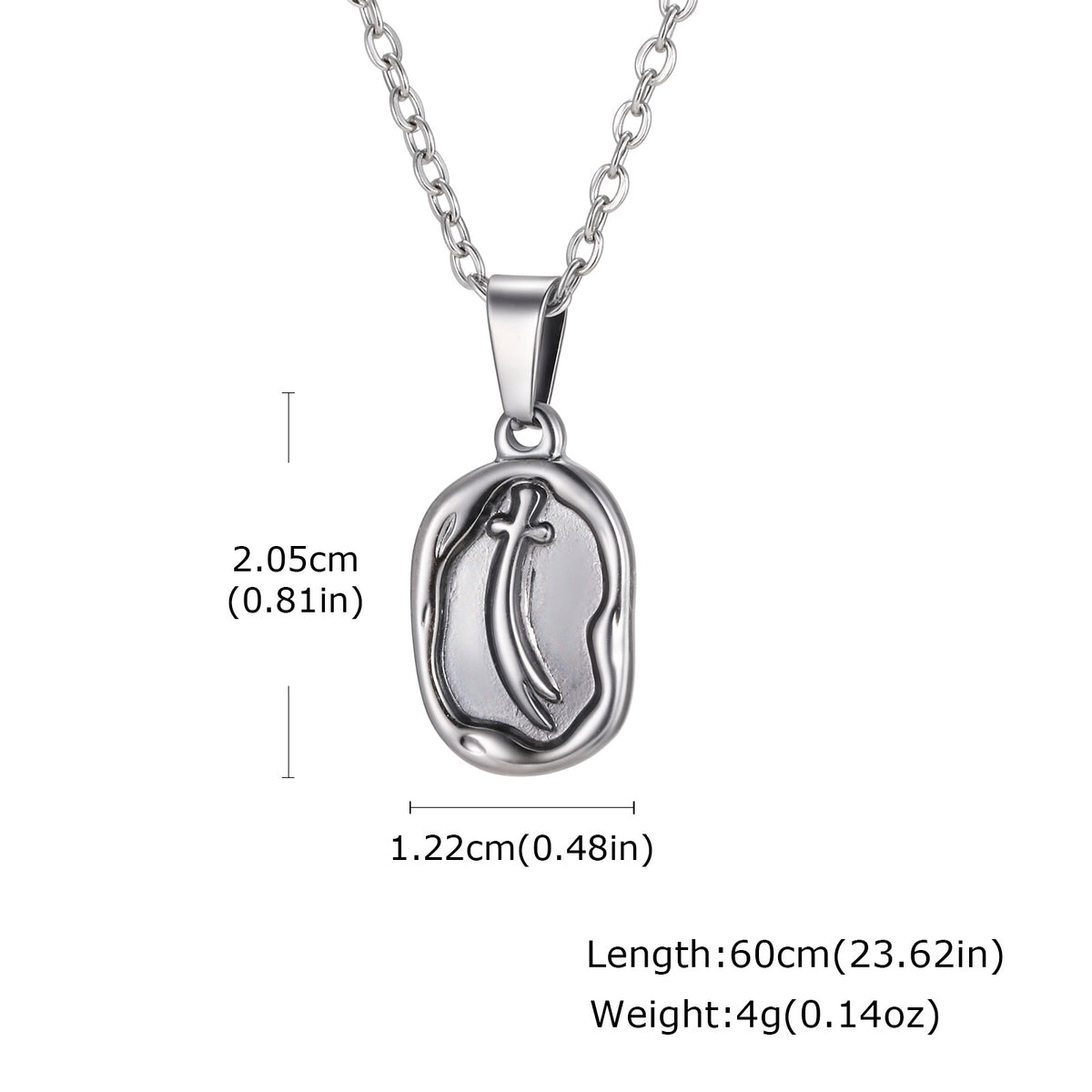 Sword Stainless Steel Necklace for Men