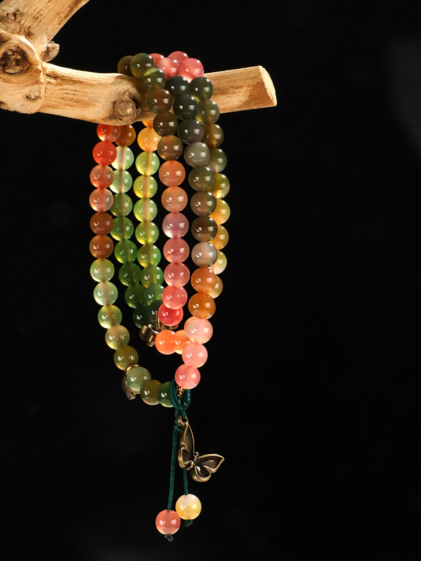 Planderful Fortune's Favor Bracelet – Elegant Agate Beaded Design