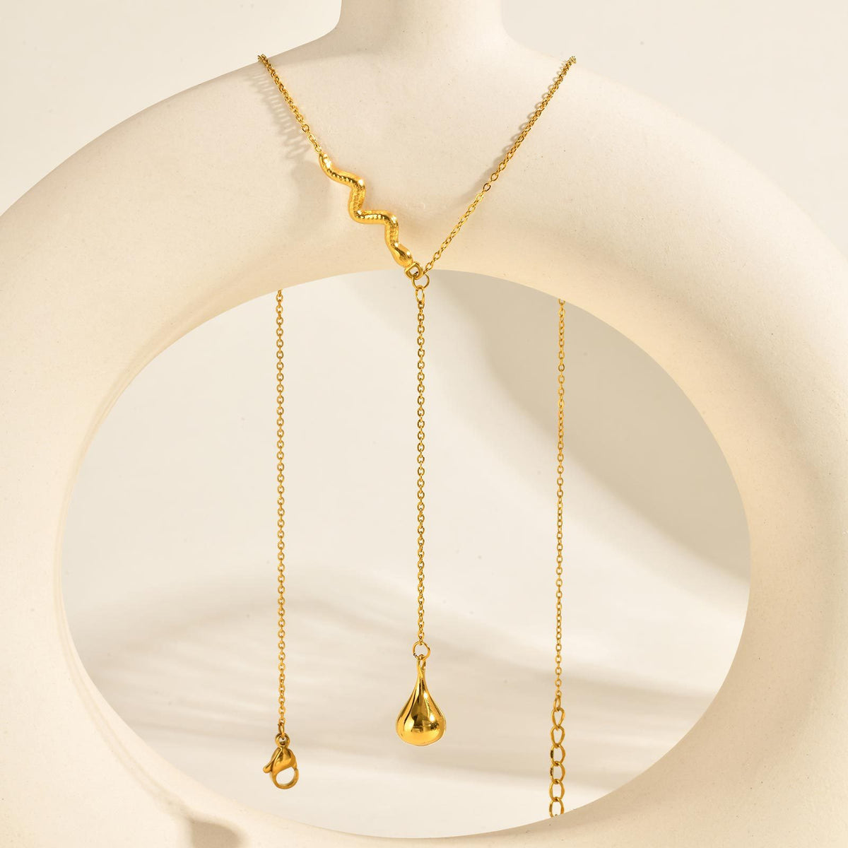 Stainless Steel Snake Necklace