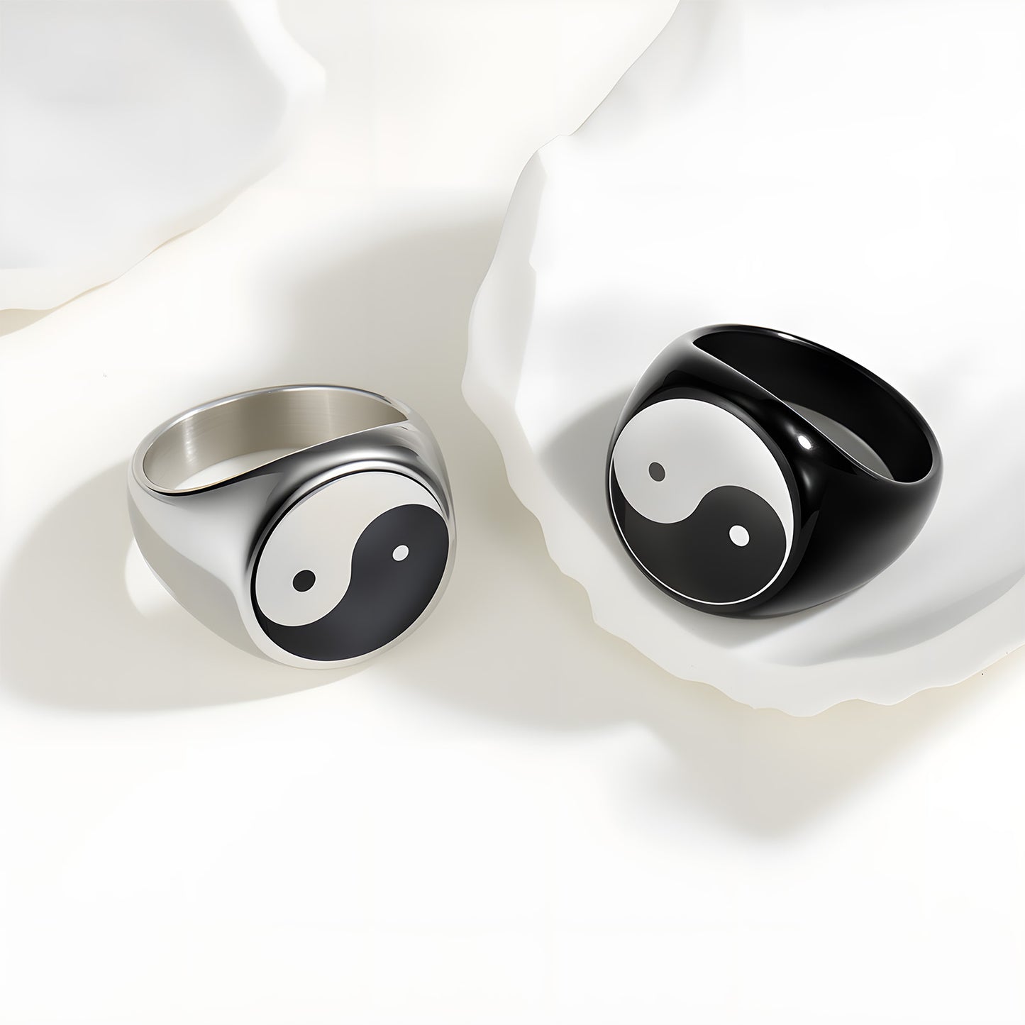 Planderful Mens Ring Steel 17mm Round Retro Fashion Statement For Hipster And Unisex Premium Quality