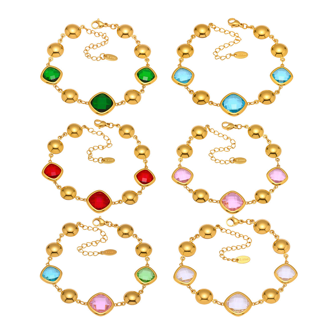 Planderful Czech Glass Bracelet Radiant Luxury For Women