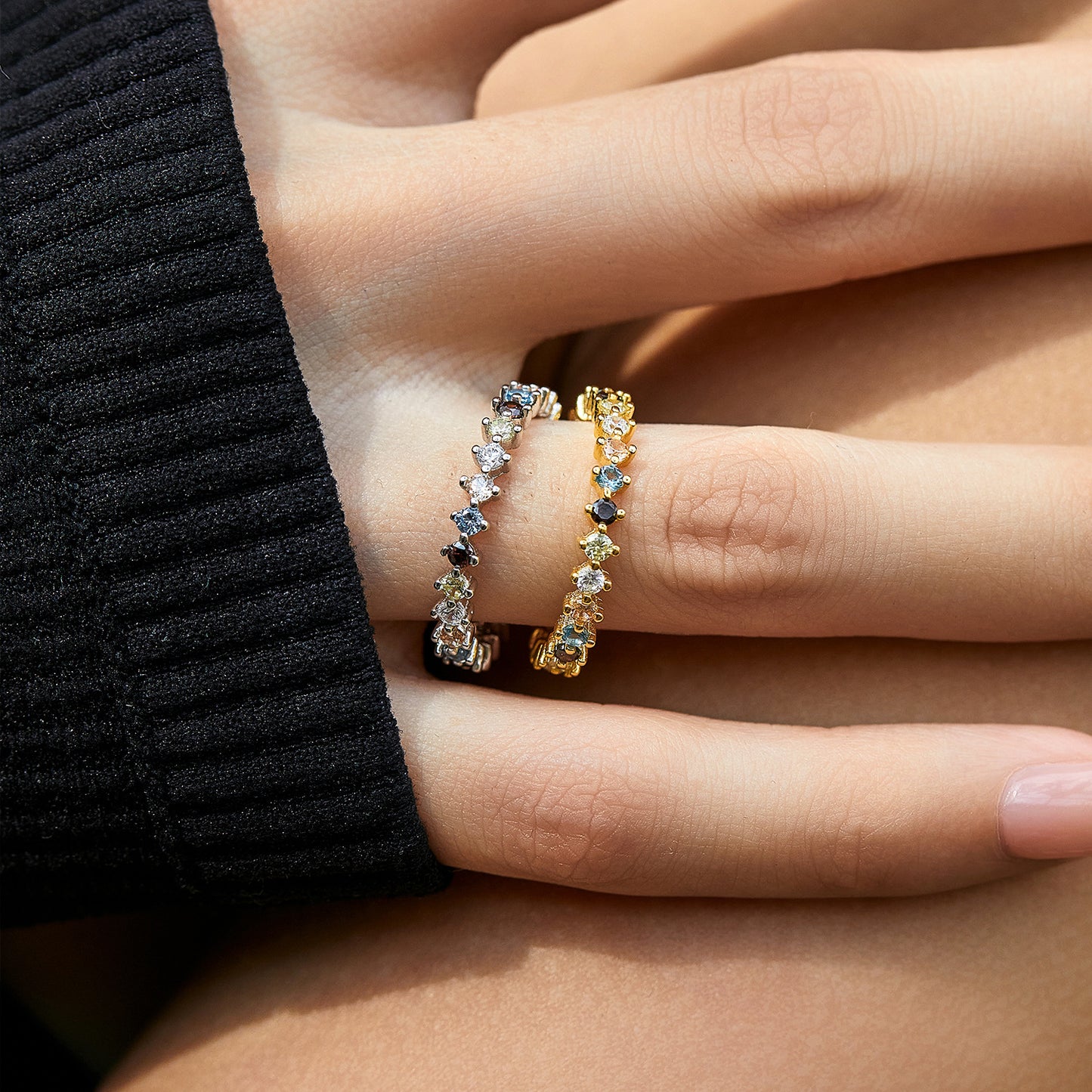 Planderful Everyday Genie Ring – Elegant Sterling Silver with Vibrant Zircon