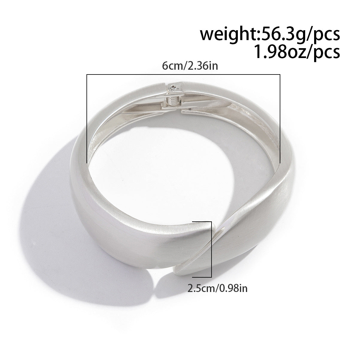 Planderful Metal Wind Bracelet Splicing Opening Design For Women Retro Bold Statement