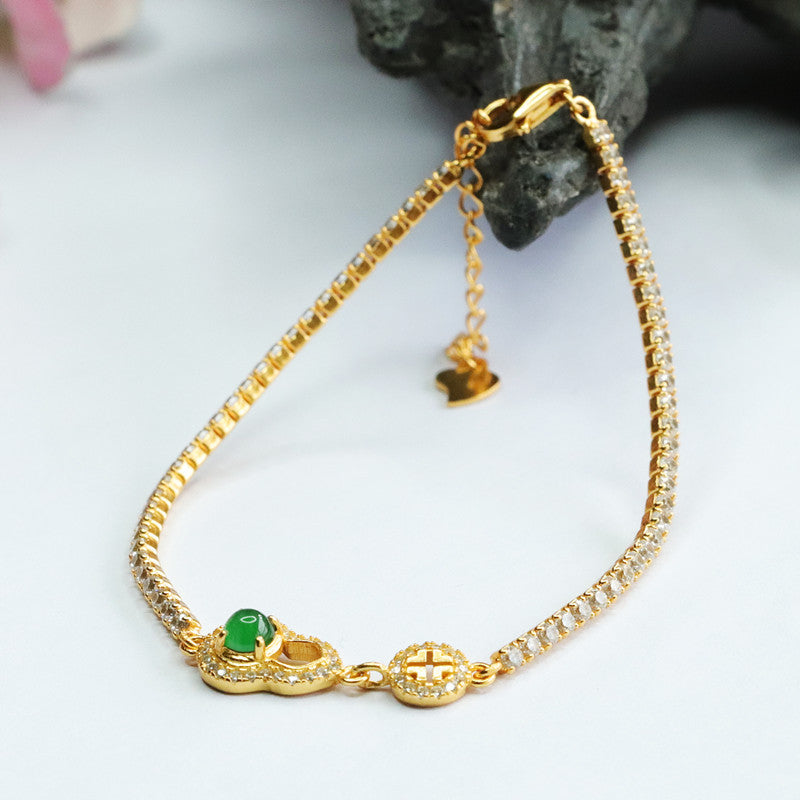 Jadeite Gourd Bracelet
