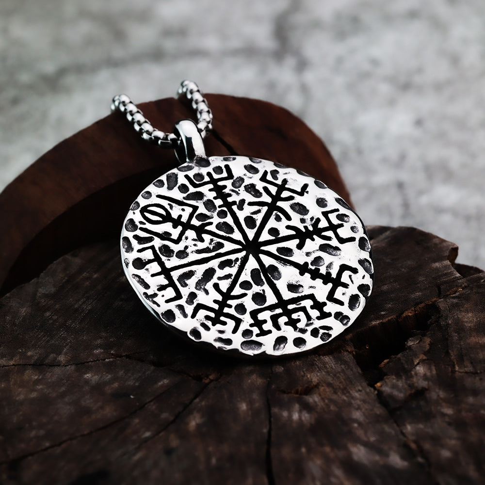 European And American Style Retro Compass Pendant Jewelry
