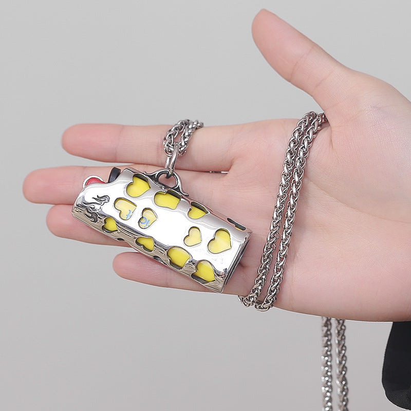 Steel Necklace - Elegant Everyday Genie Collection For Men From Planderful Jewelry