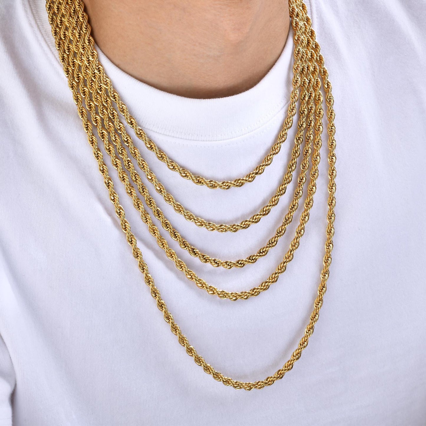 Wholesale Jewelry Stacked Wear Twist Collarbone Necklace