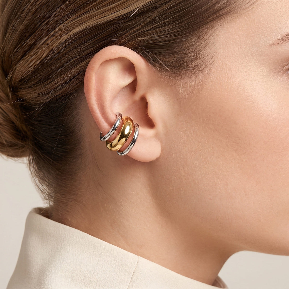 Stainless Steel Single Earring