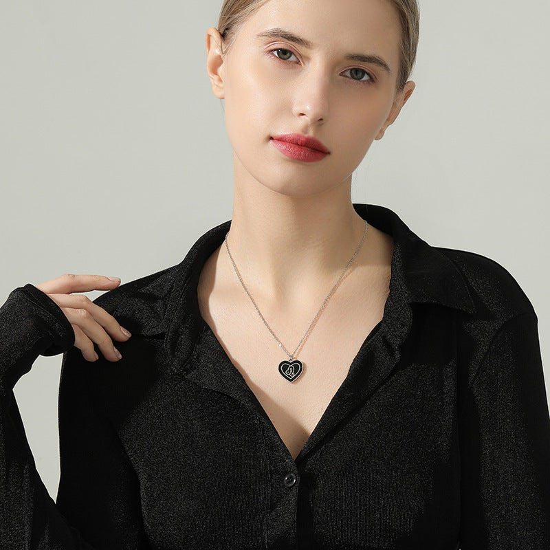 Mystical Zodiac Charm Necklace with Gold Roman Coin Pendant