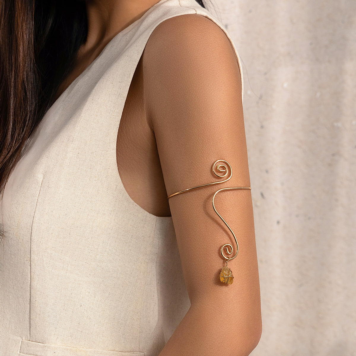 Hip Hop Metal Bracelet Open Arm Design Ethnic Snake By Planderful Vienna Verve For Trendsetting Streetwear Fans
