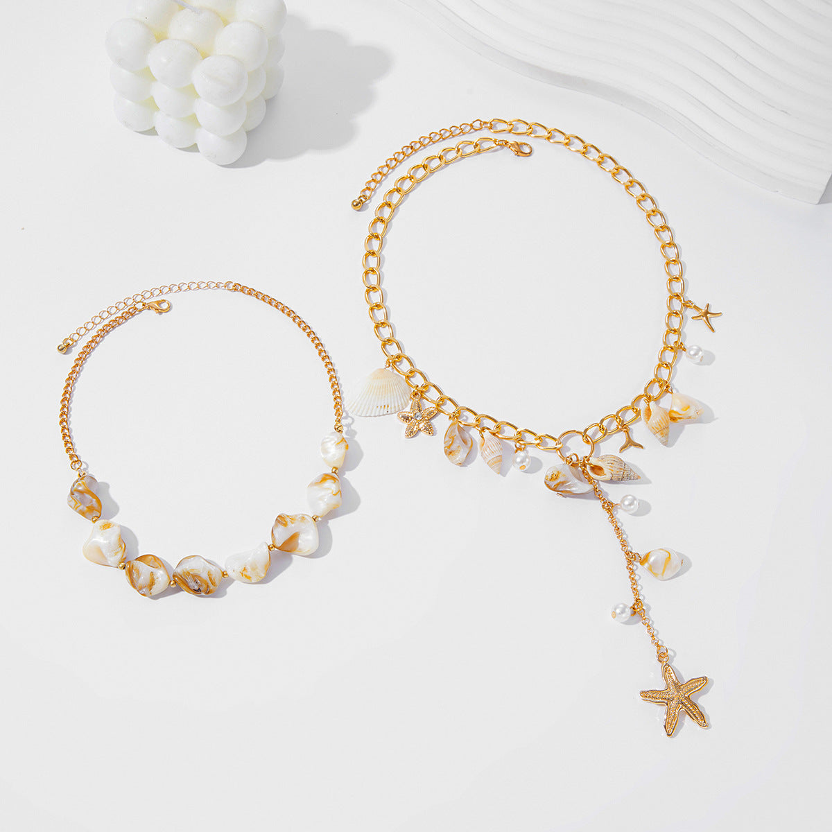 Planderful Vienna Verve Necklace – Elegant Summer Beach Design