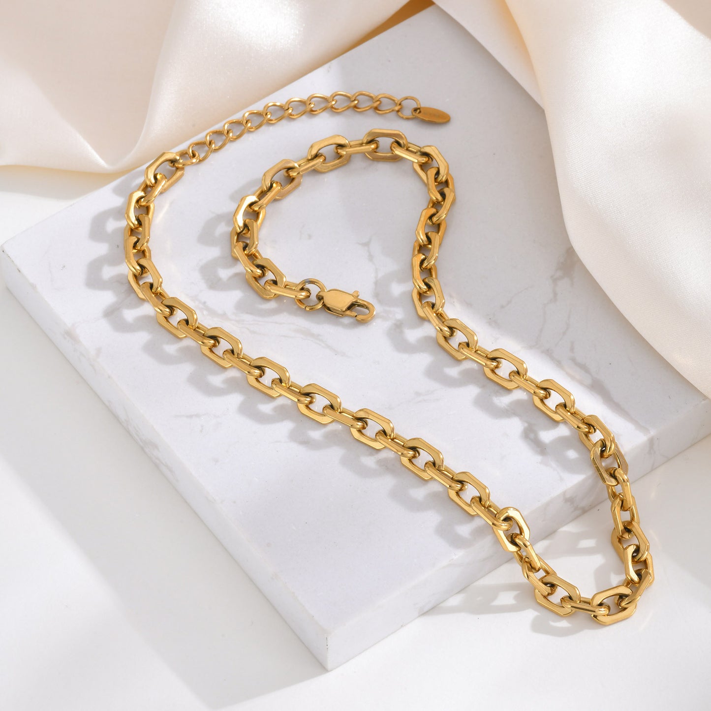 Women's Stainless Steel Brackets – Handmade Chains – Necklace
