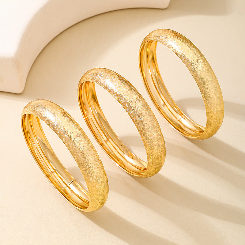 Planderful Vienna Verve Bracelet Set – Elegant Matte Texture Design