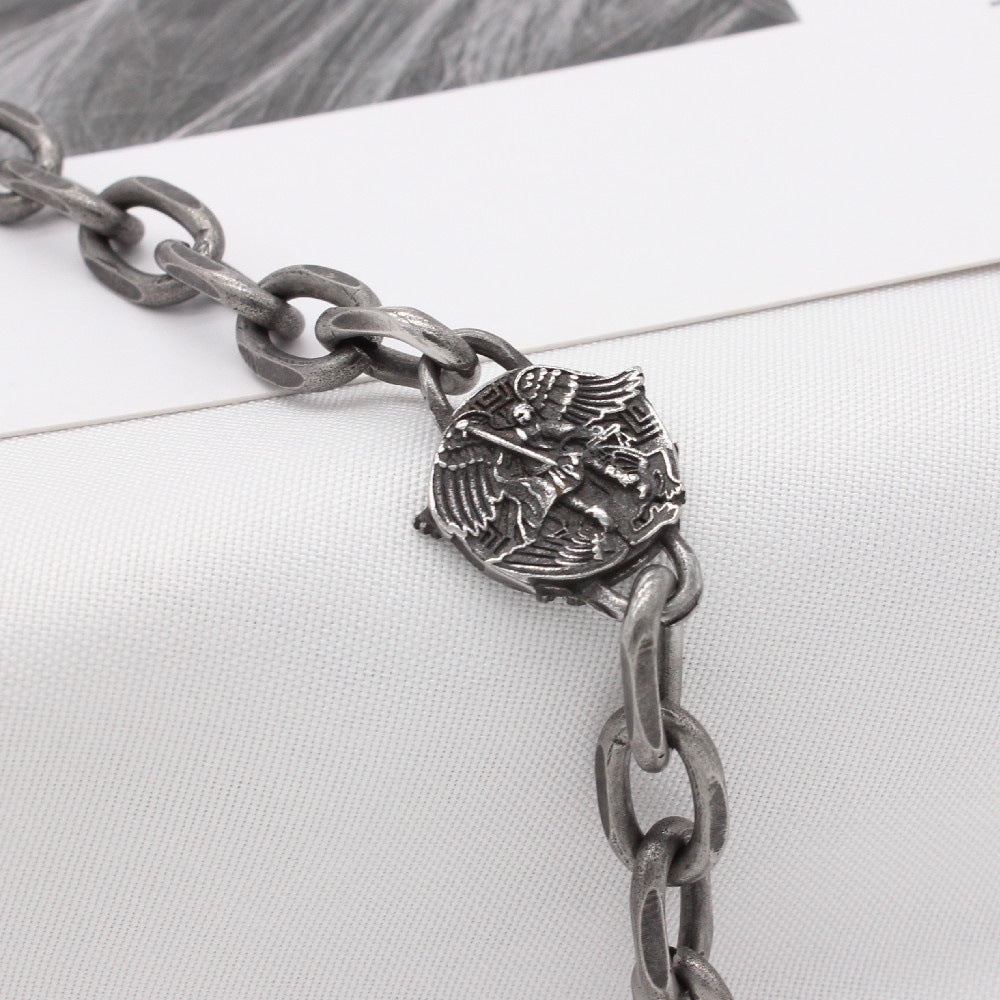 Titanium Steel Necklace For Unisex Protection Statement By Planderful Everyday Genie Collection
