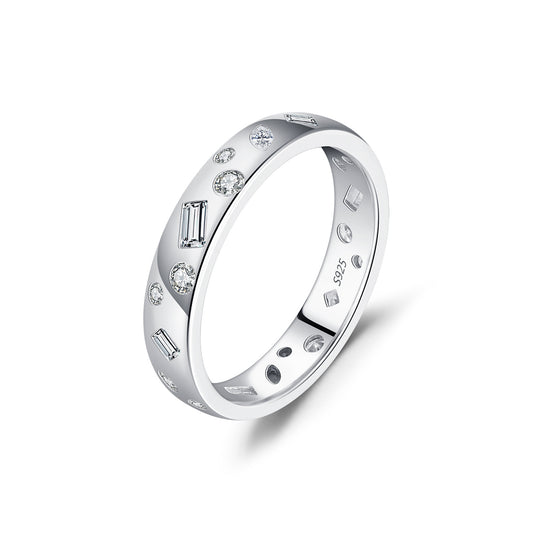 Planderful Everyday Genie Ring – Unique Irregular Zircon Design