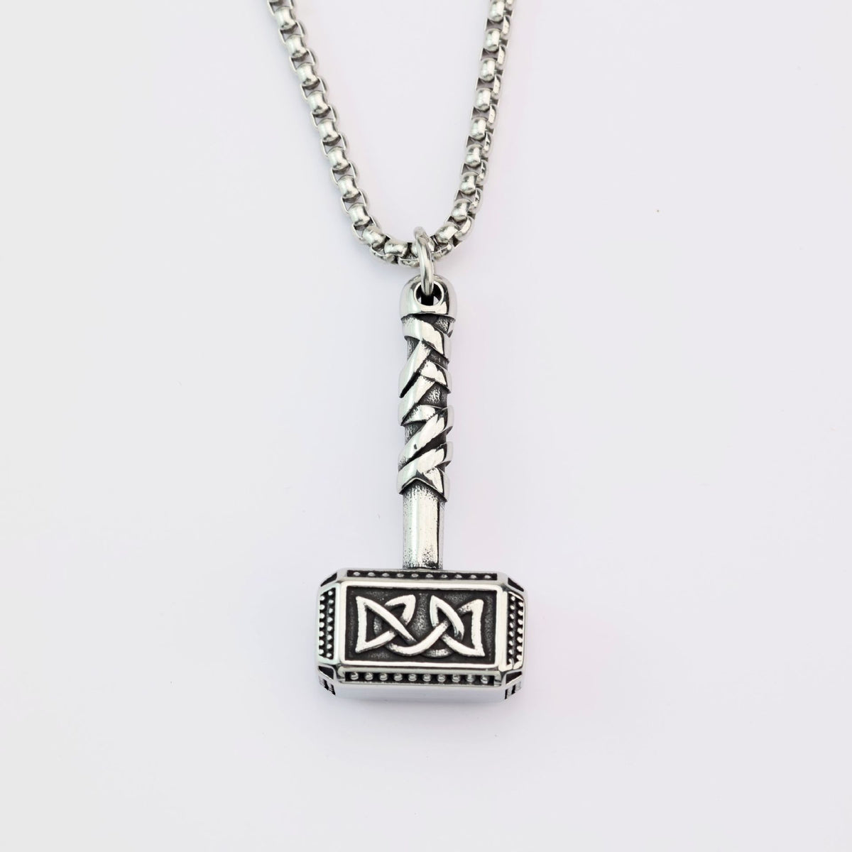 Vintage Viking Stainless Steel Men's Pendant Necklace