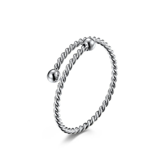 Japan And South Korea's Elastic Wire Rope Cable Ring Jewelry