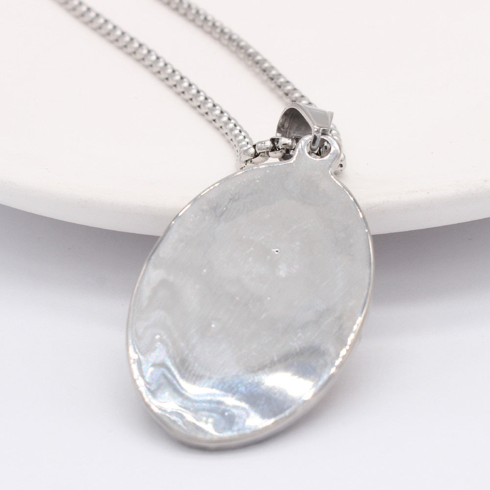 Virgin Titanium Steel Pendant Unisex Protection Statement Jewelry By Planderful For Fashion Conscious Wearers
