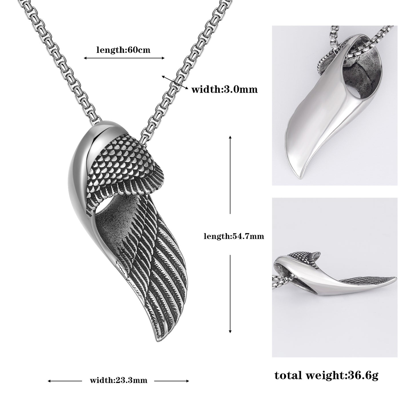 Steel Necklace Statement Hip Hop Punk Pendant For Men Planderful Everyday Genie Collection