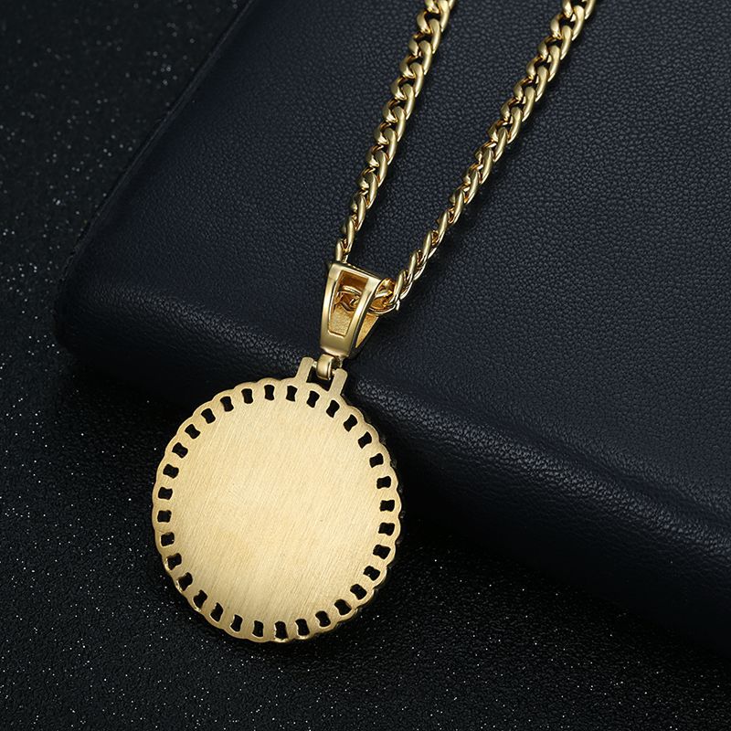 Steel Necklace – Statement Gold-Plated Cuban Chain
