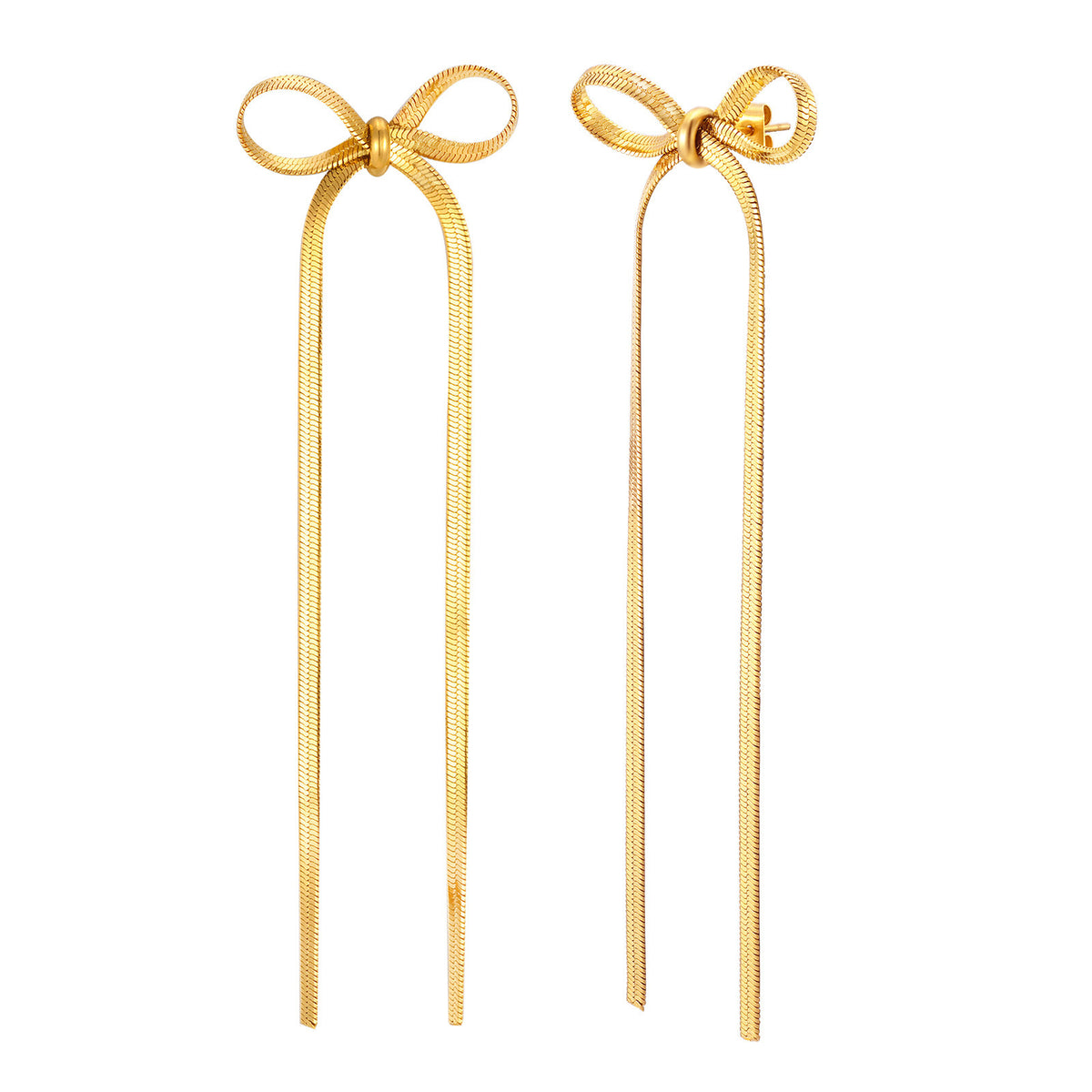 Modern Stainless Steel Earrings — Gold / Silver