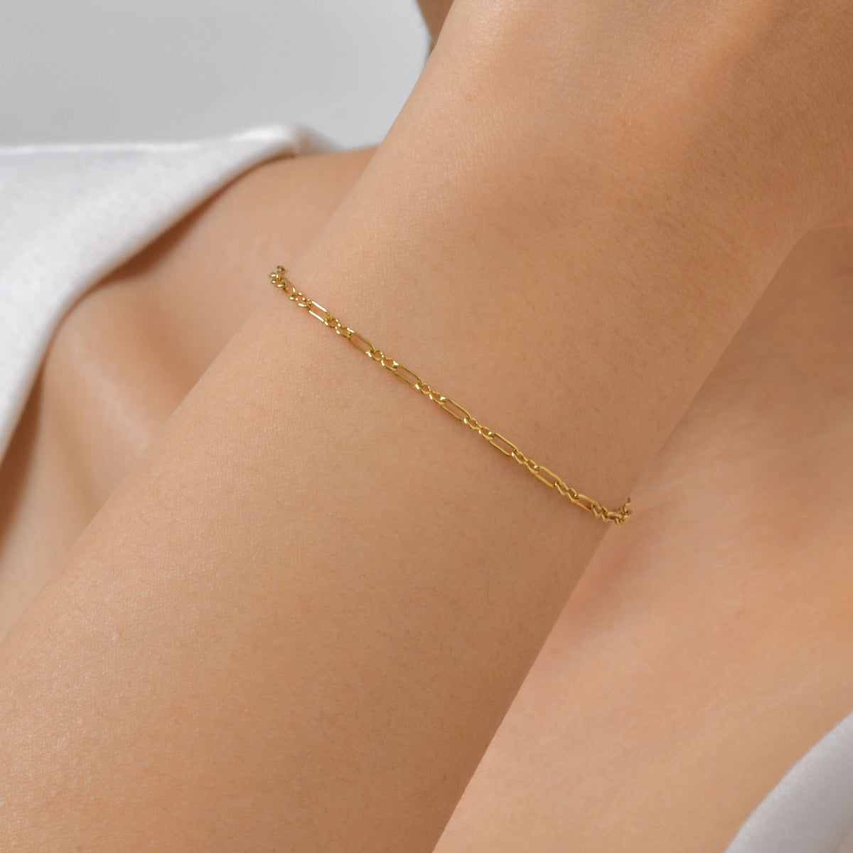 Stainless Steel Handmade Chain Gold Necklace Bracelet Women's