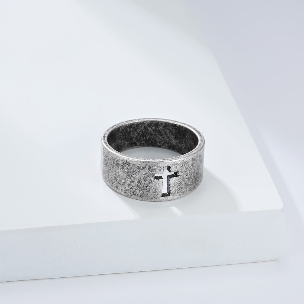Planderful Premium Titanium Steel Ring For Men Unisex Classic Hollow Smooth Band Everyday Genie