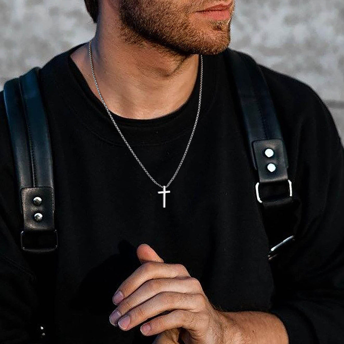 Stainless Steel Cross Necklace