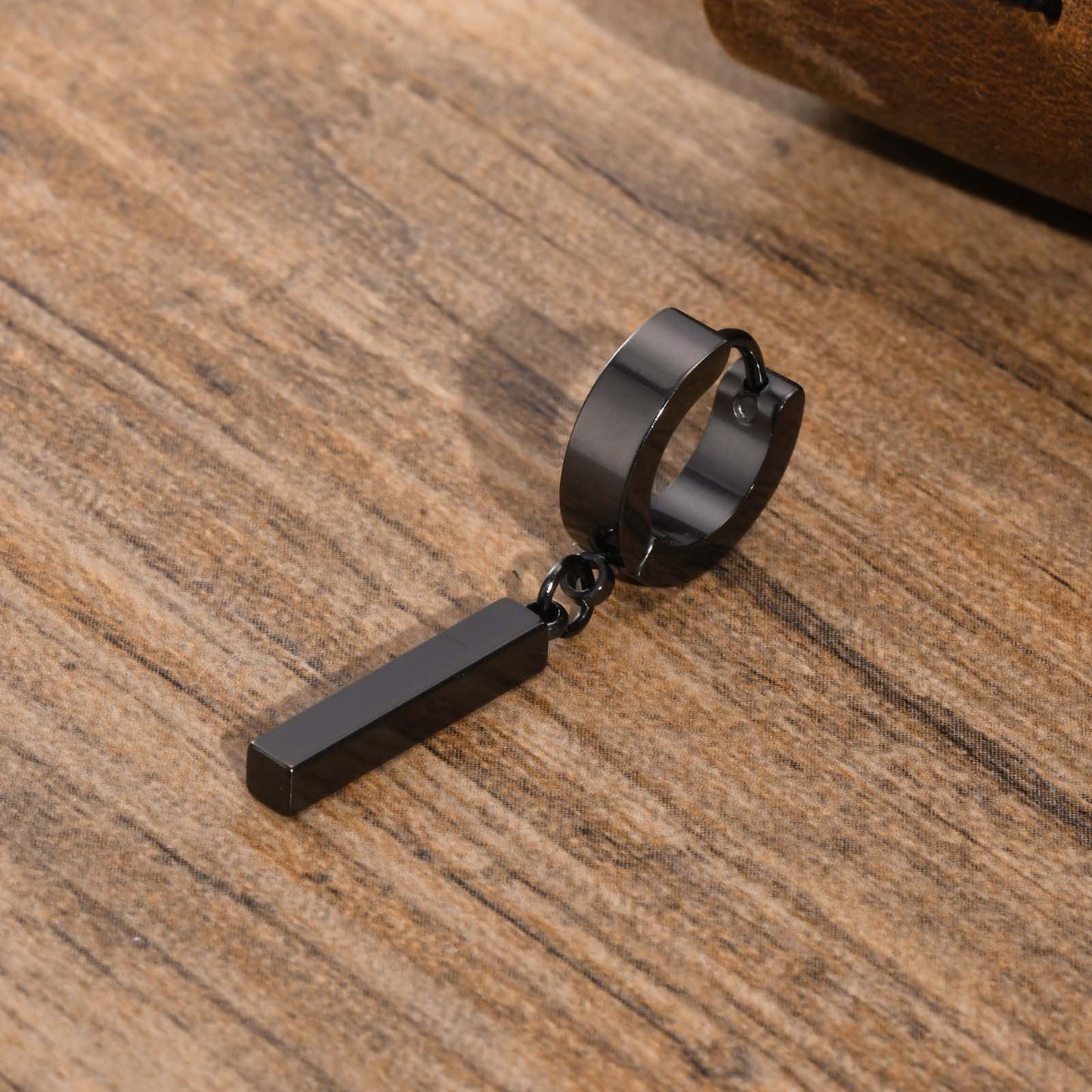 Wholesale Earrings Stainless Steel Geometric Earclips for Men