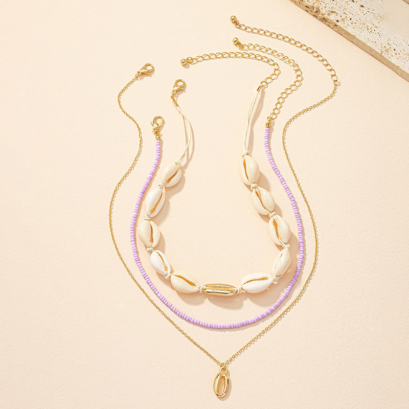 Exaggerated Personality Vienna Verve Metal Necklace Set - Wholesale Fashion Jewelry