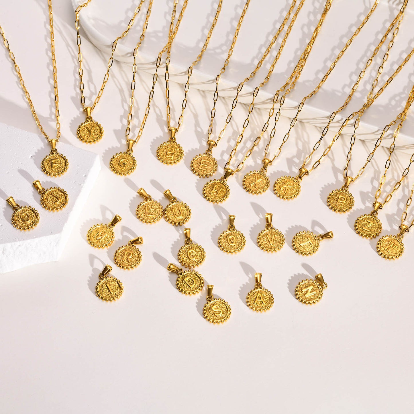 Cross-Border 26-Letter Pendant Necklace Wholesale Women’s Jewelry