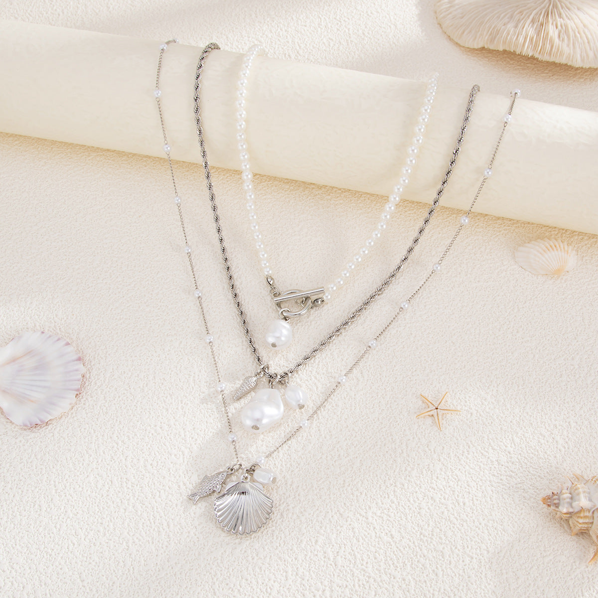 Planderful Vienna Verve Necklace – Elegant Beach-Inspired Design