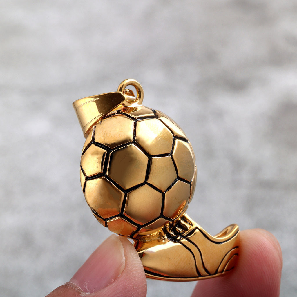 Vintage Stainless Steel Men's Pendant Necklace