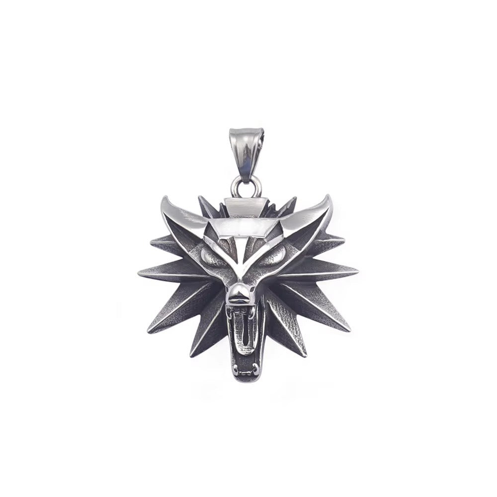 Vintage Wolf Stainless Steel Men's Ring