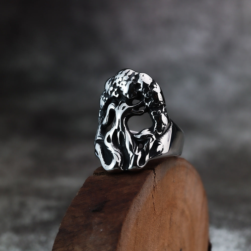 Nordic Viking Personality Tree of Life Men's Ring Wholesale